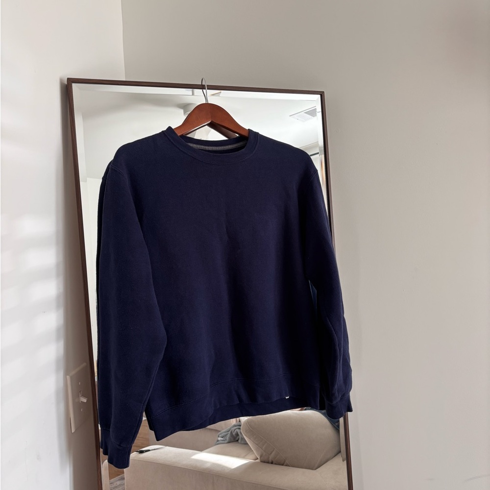 Fruit of the Loom Men's Deep Blue Crewneck Sweater